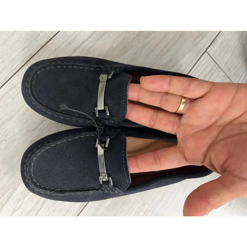Vince camuto boy suade & leather Loafers size 11.5